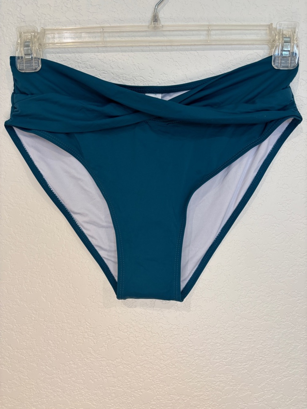 Women’s Teal Twist-Front Swim Bottom
